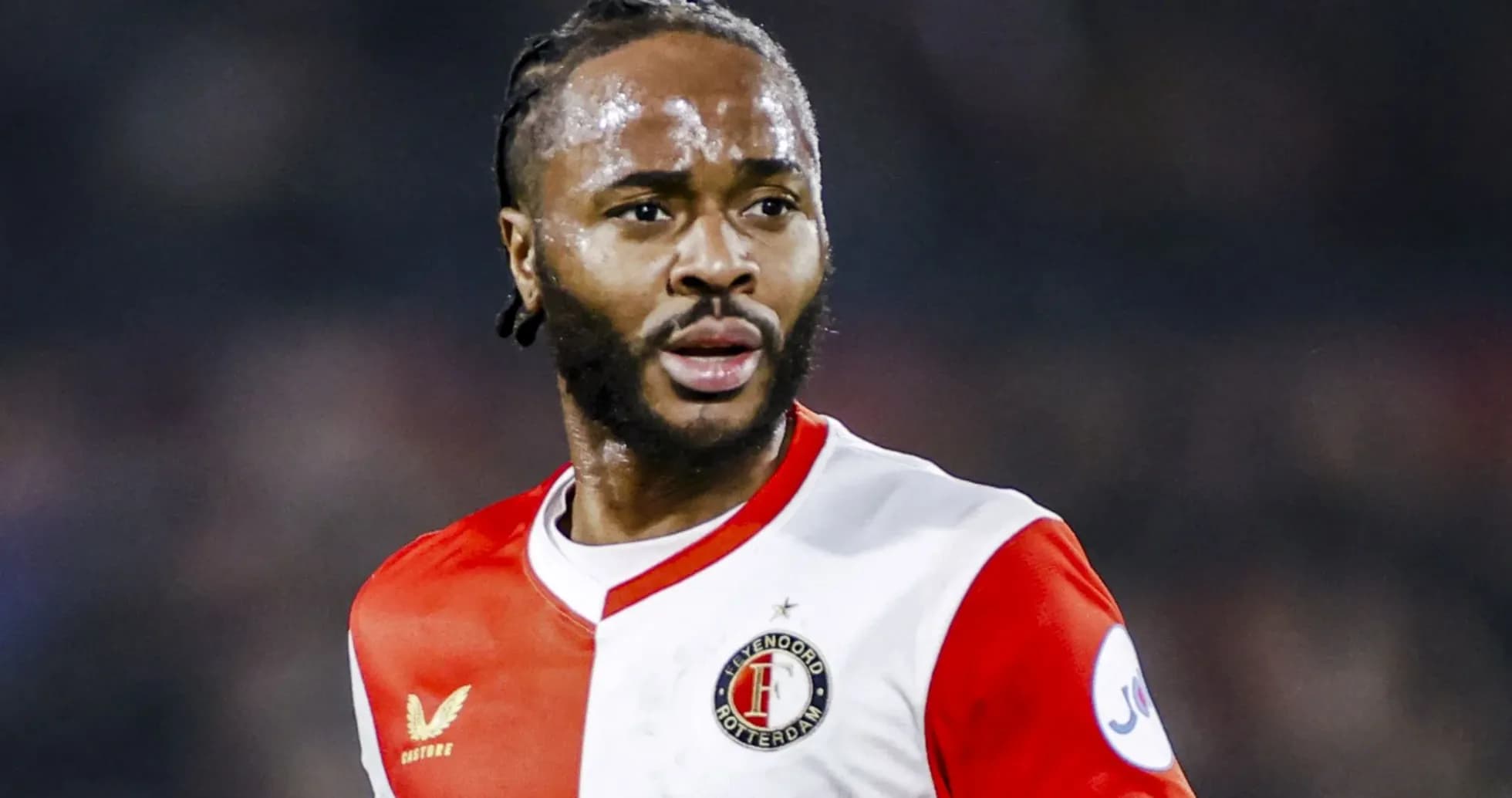 Player in Feyenoord jersey during match action