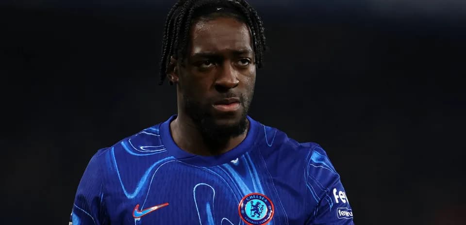 Player in Chelsea kit during a match