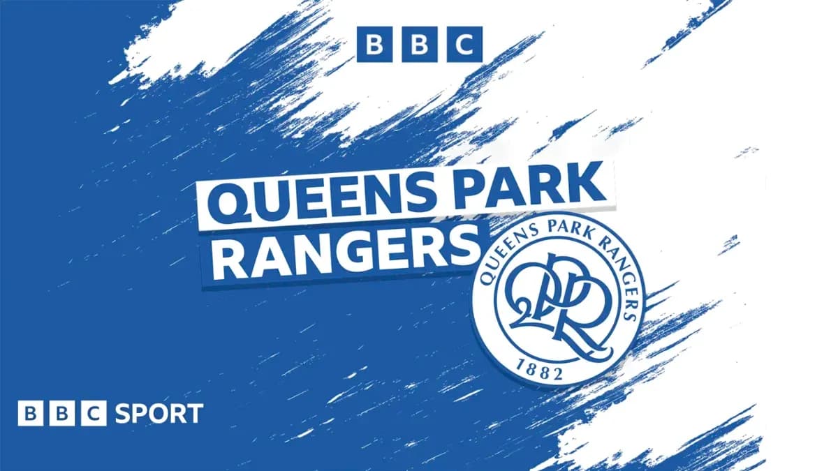 Queens Park Rangers logo on blue background