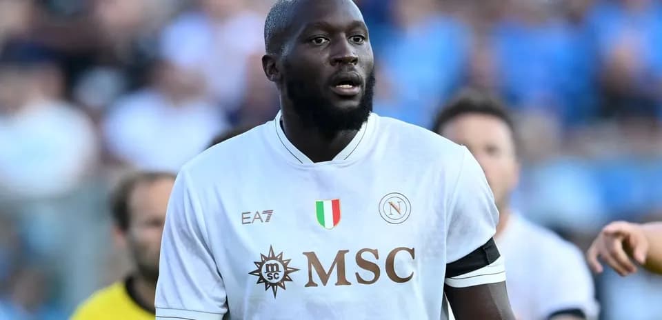 Player wearing Napoli jersey during match