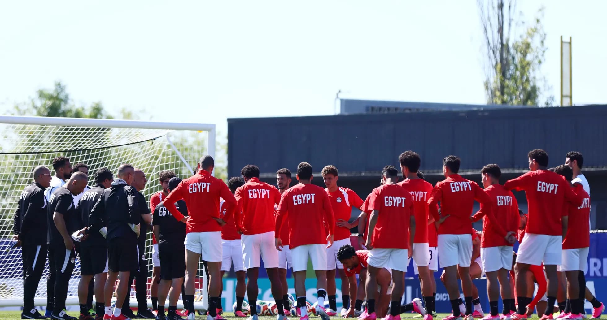 Egypt national team during training session