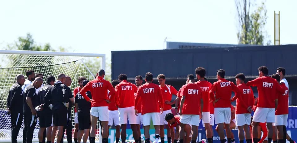 Egypt national team during training session