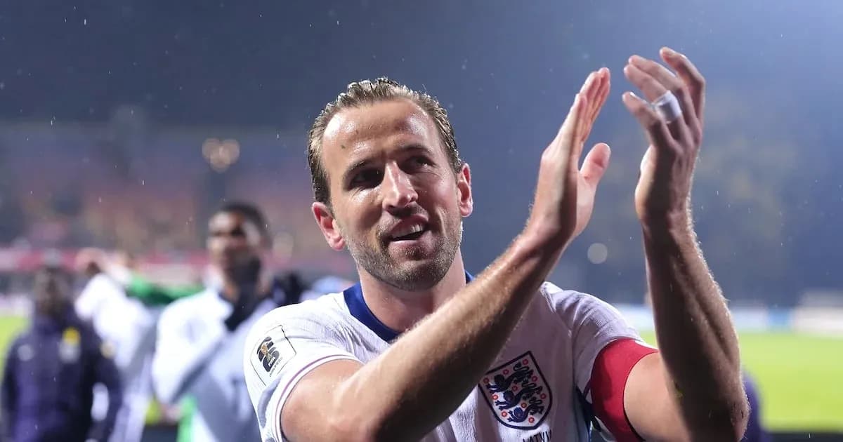 Player applauding fans after the match