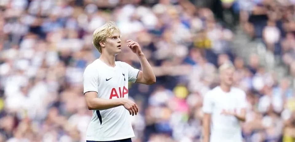 Tottenham player in action during a match