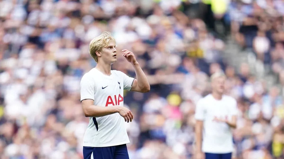 Tottenham player in action during a match