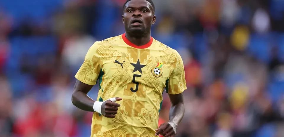 Ghanaian player wearing yellow jersey on the field