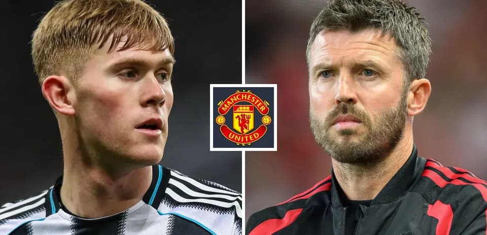 Players from Newcastle United and Manchester United