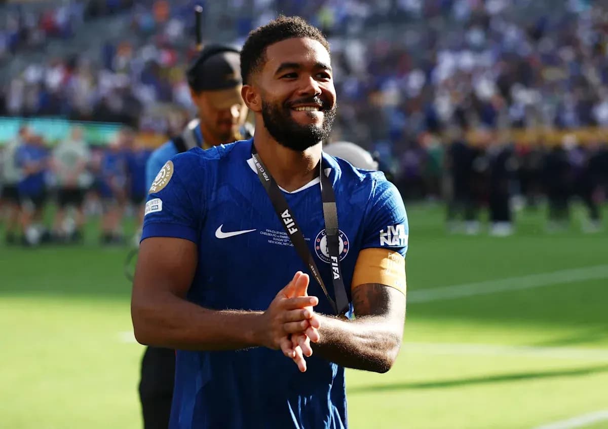Player in blue jersey celebrating on the field