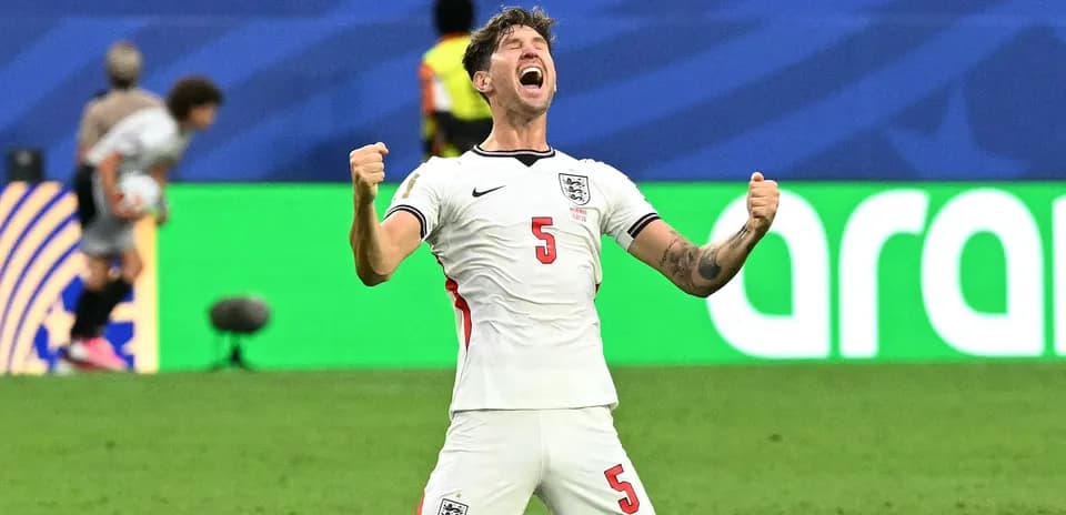 Player celebrating during a football match