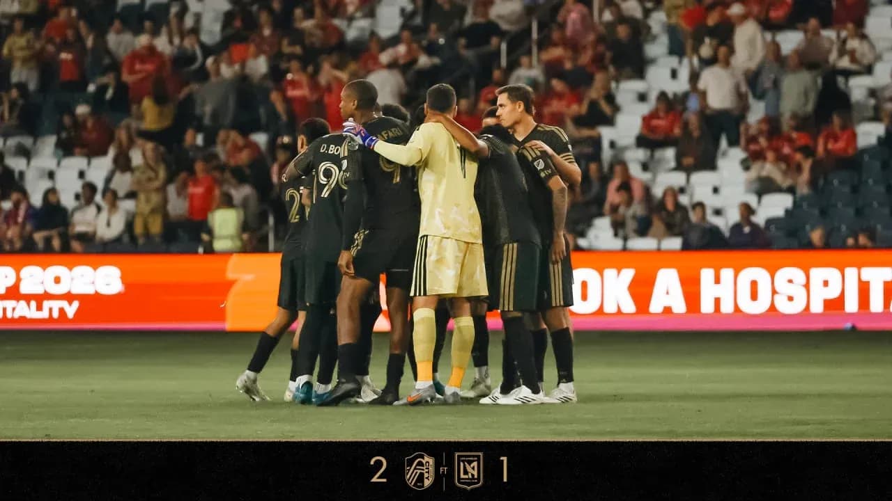 Los Angeles FC II celebrating after match victory