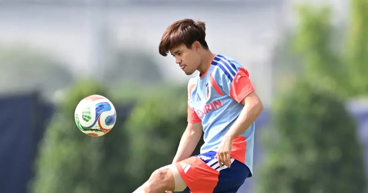 Player practicing with a football during training session