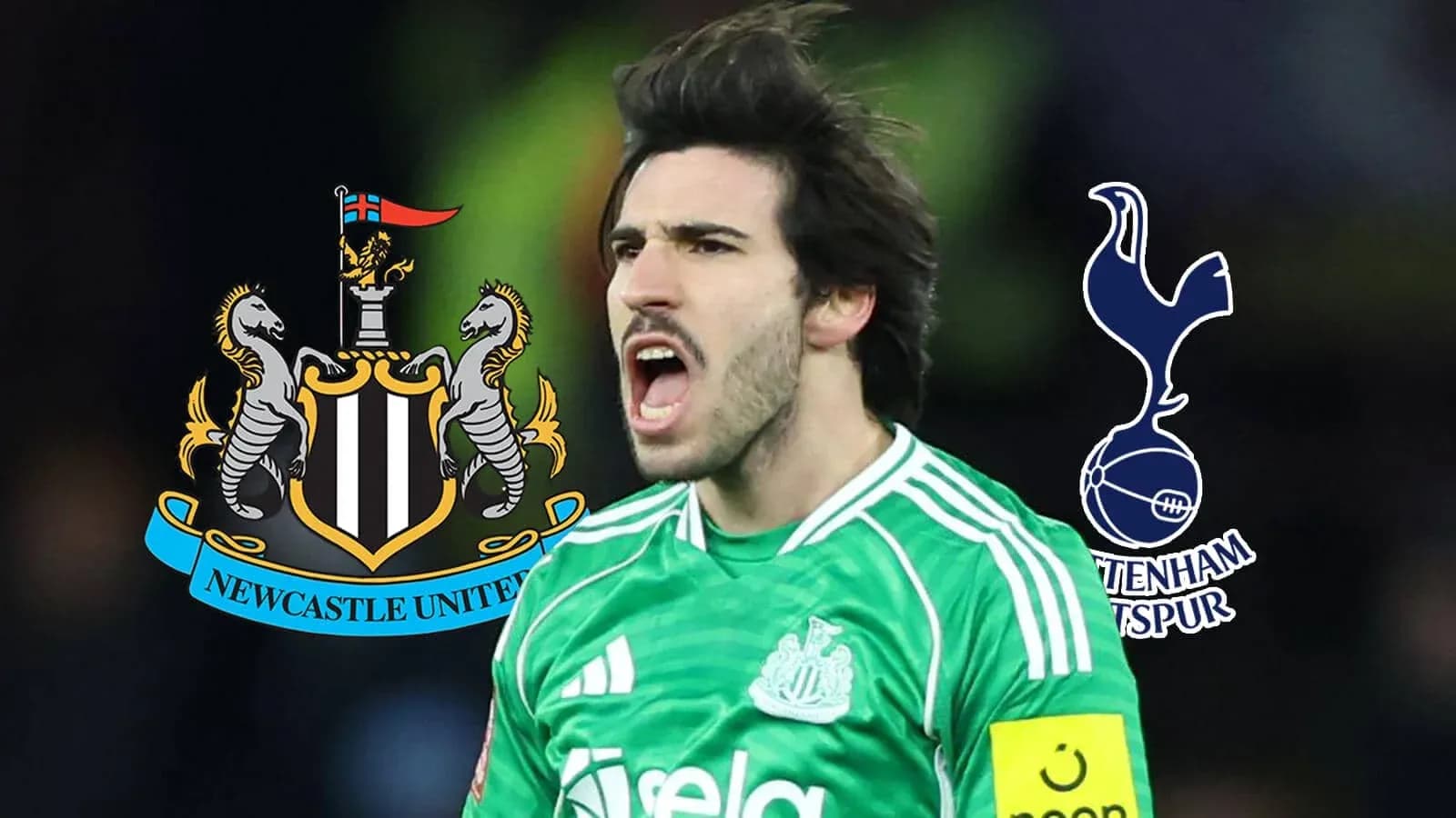 Goalkeeper celebrating during Newcastle vs Tottenham match