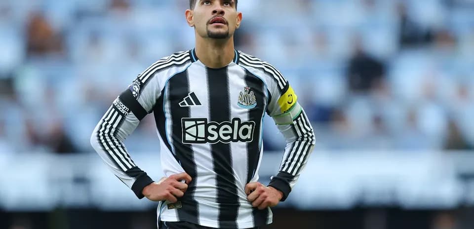 Newcastle United captain on the pitch during match