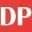 Logo featuring the letters D and P
