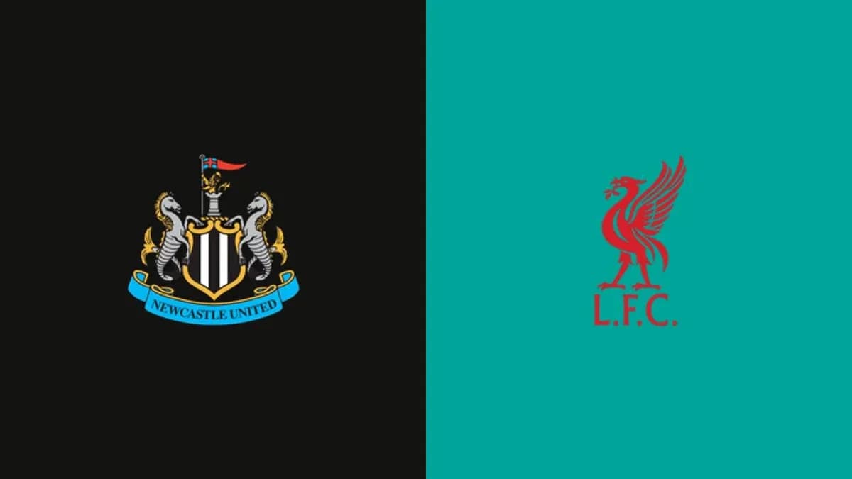Newcastle United and Liverpool club logos side by side