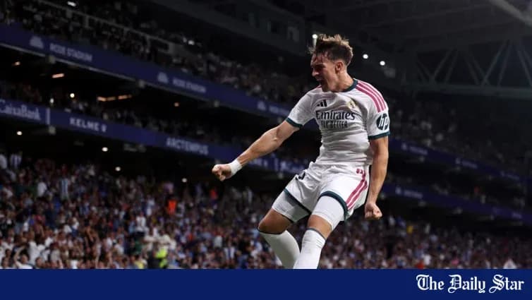 Player celebrating a goal during a match