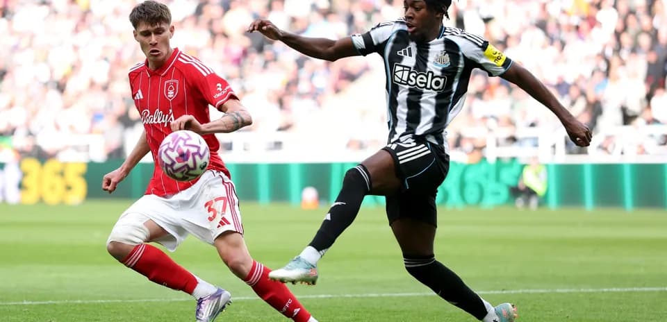 Nottingham Forest player challenged by Newcastle opponent