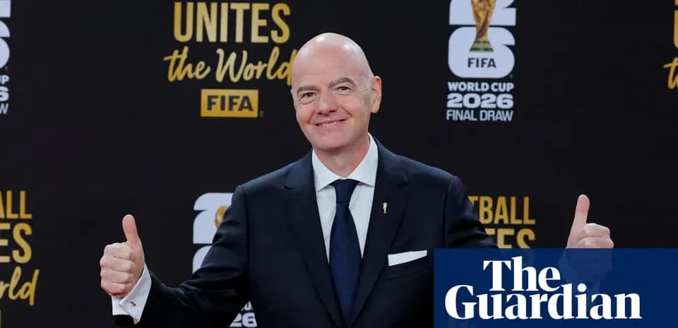 Gianni Infantino at FIFA World Cup 2026 draw