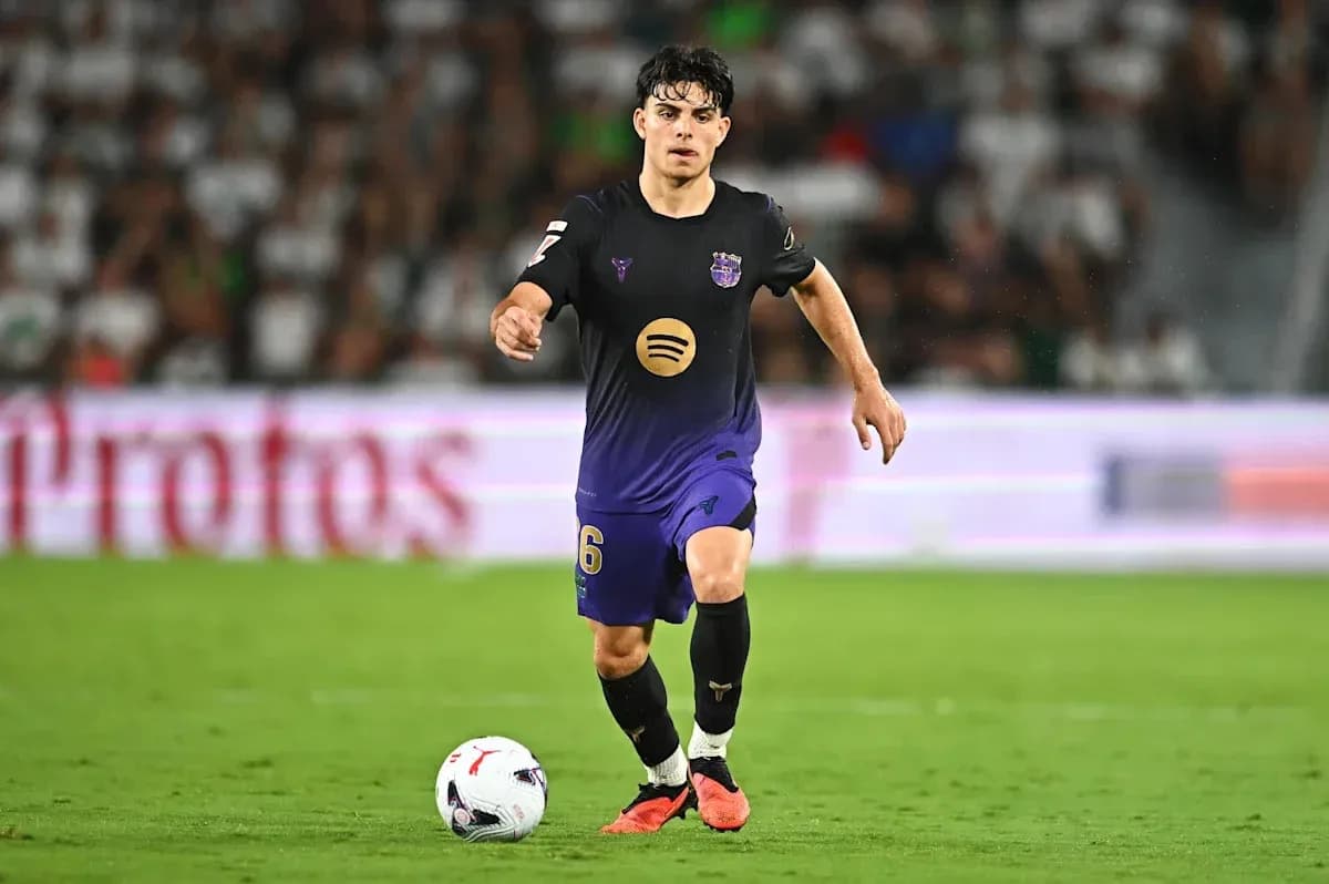 Player dribbling the ball on the field