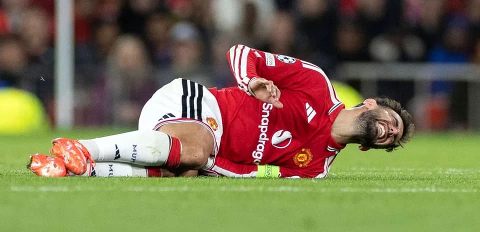 Player lying on the pitch after an injury