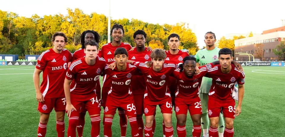 Toronto FC II team photo before the match
