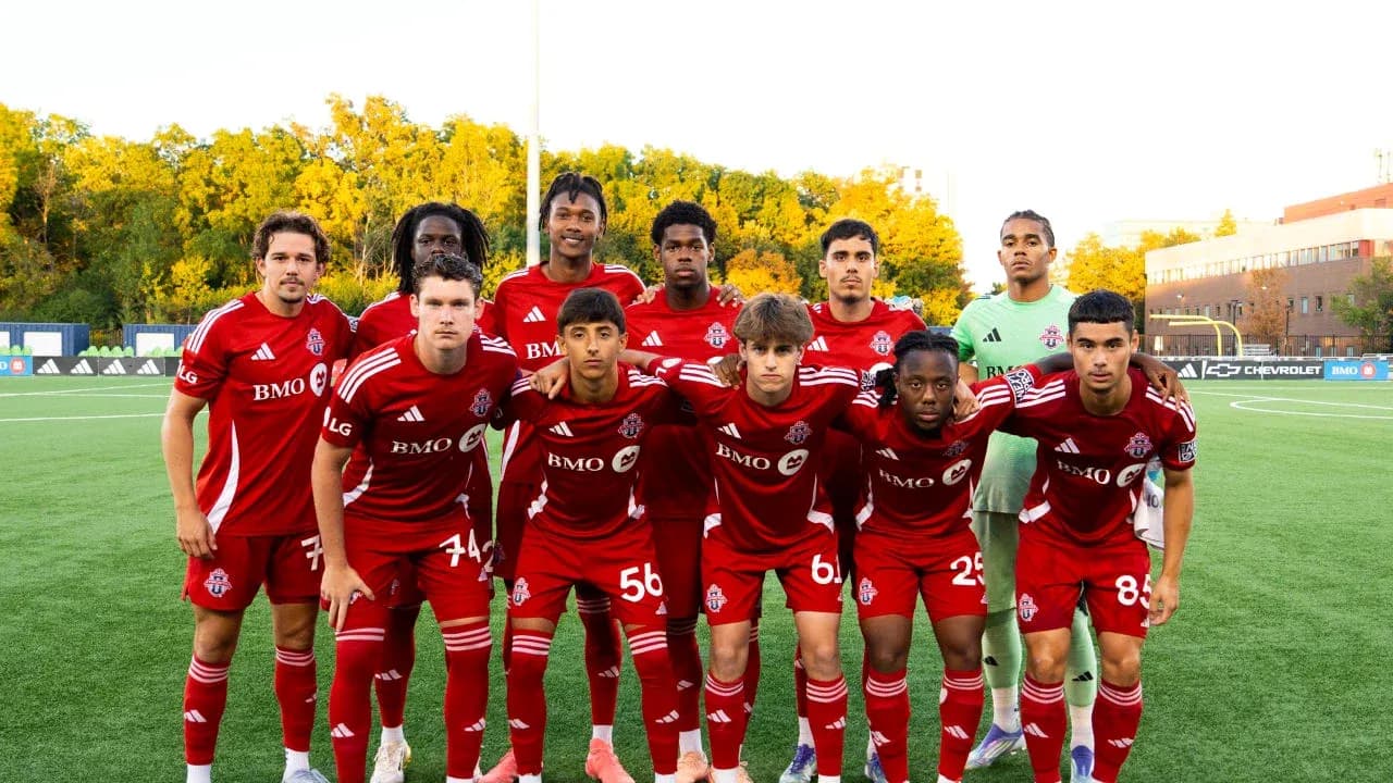 Toronto FC II team photo before the match