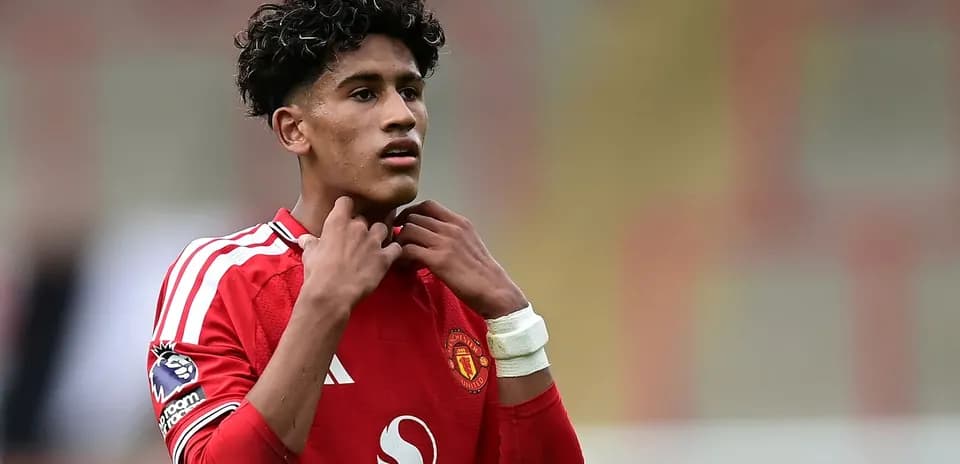 Young player adjusting collar during match