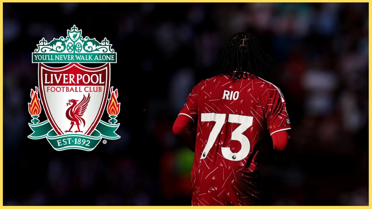 Player in Liverpool FC jersey with number 73