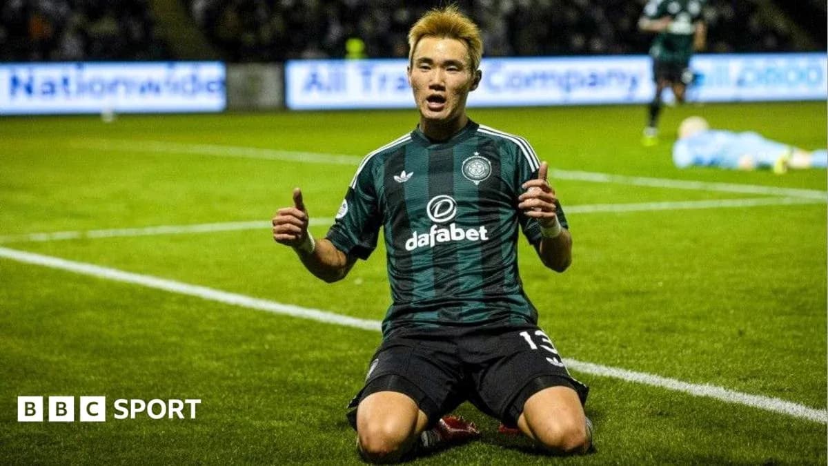 Player celebrating after scoring a goal