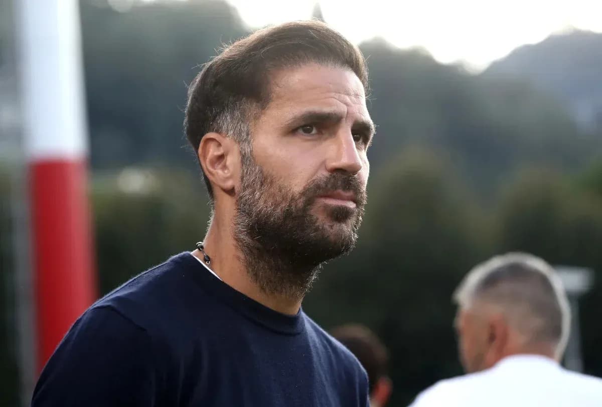 Man observing training session on a field