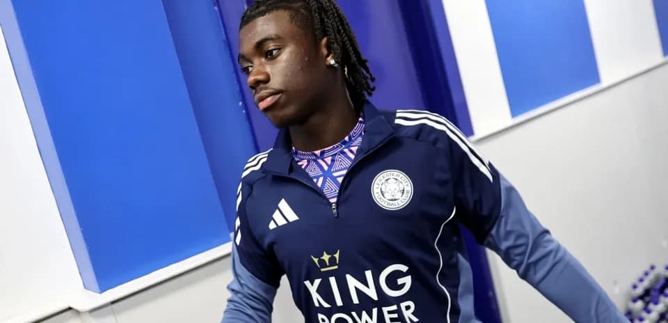 Player entering the tunnel at Leicester City stadium