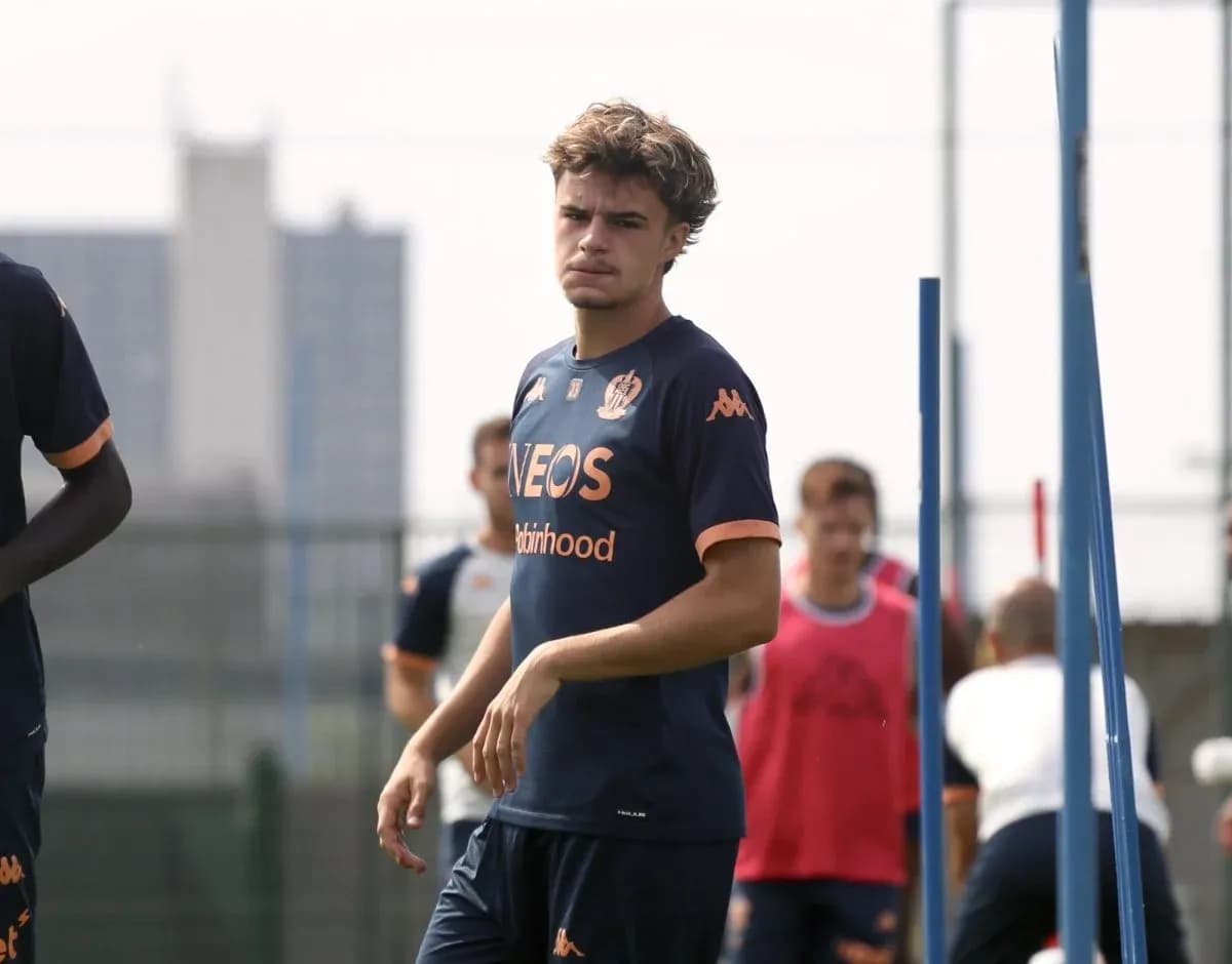 Player walking during training session at facility