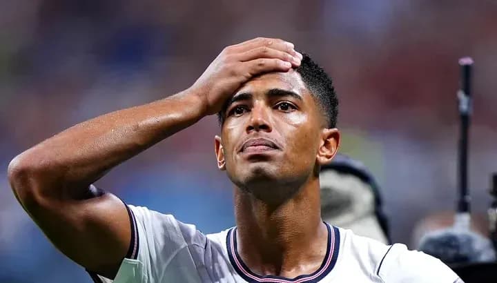 Player looking concerned after a match