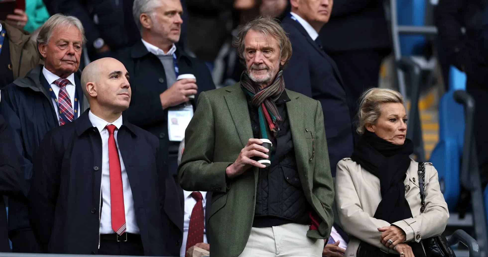 Spectators watching a match from the stands