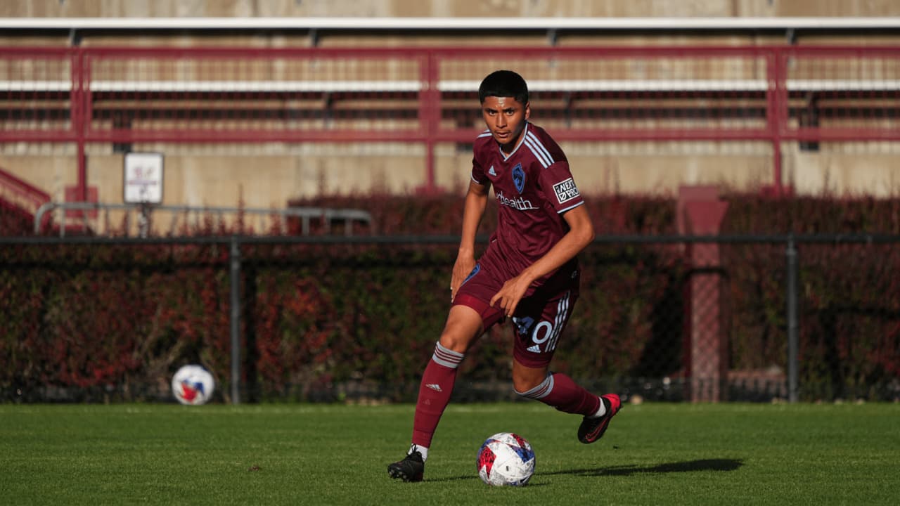 Player in action during Real Monarchs match
