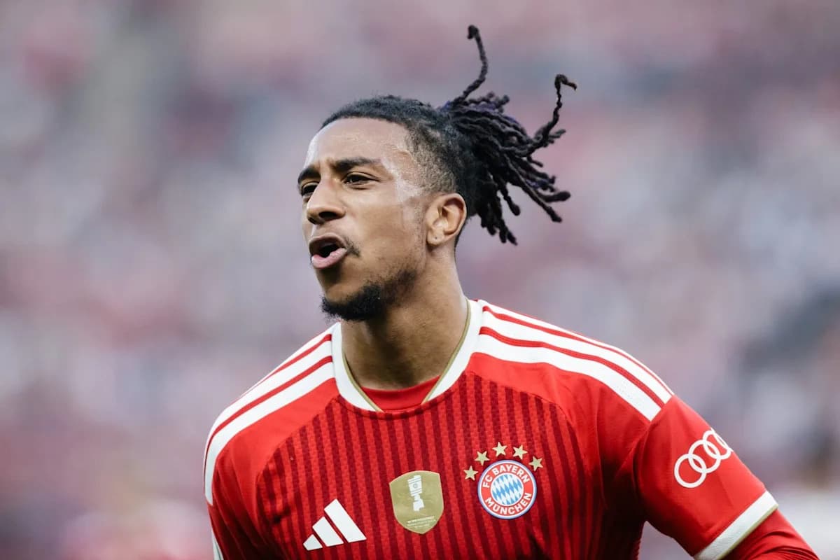 Bayern Munich player celebrating during a match