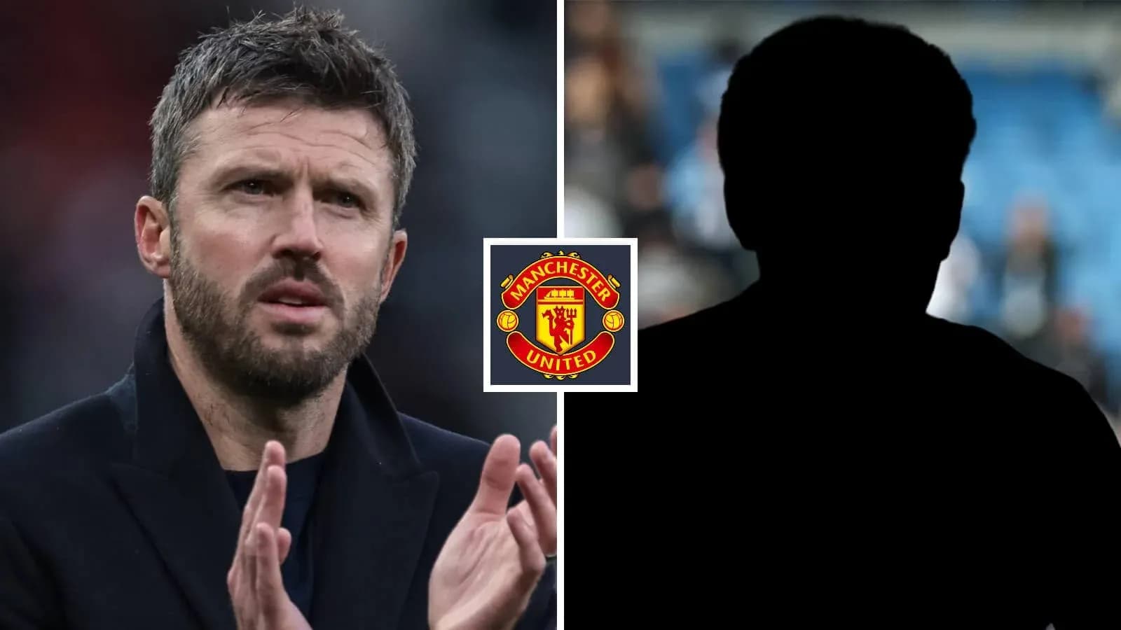 Coach clapping with Manchester United logo overlay