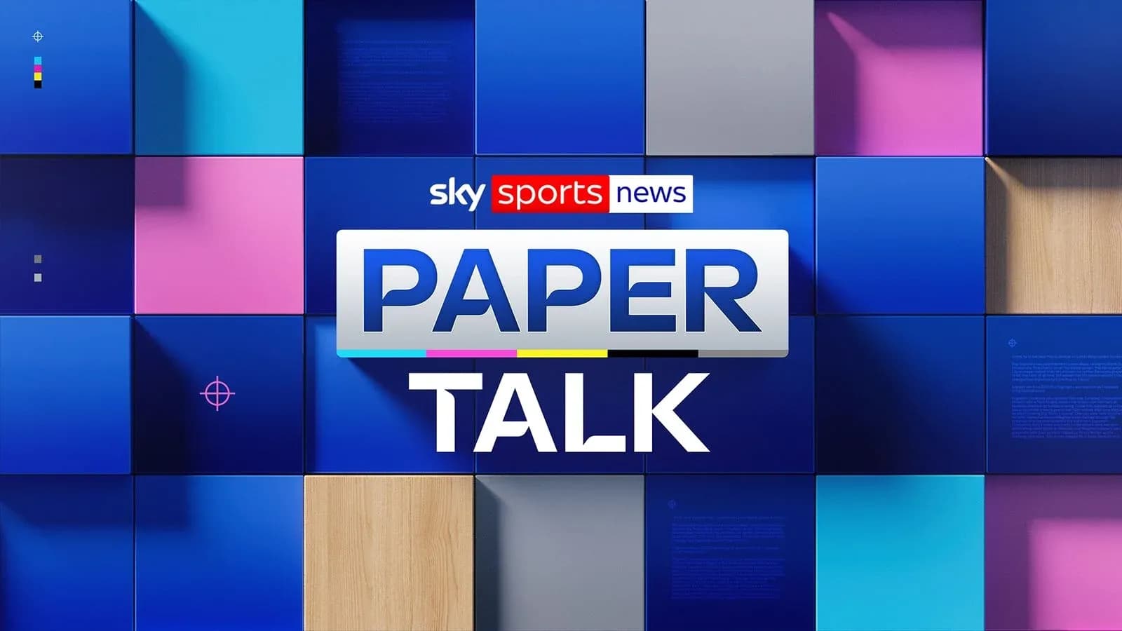 Sky Sports News Paper Talk graphic design