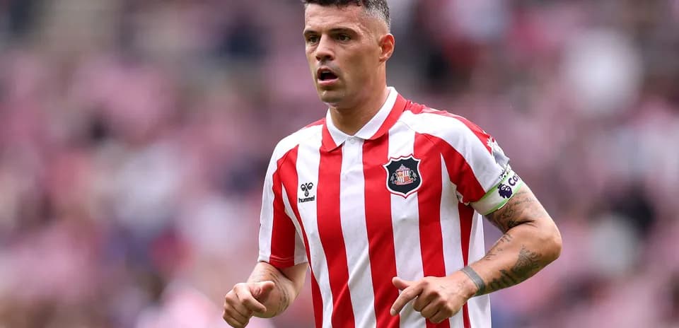 Player in Sunderland kit during match action