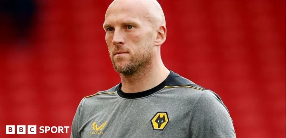 Wolverhampton player standing on the pitch