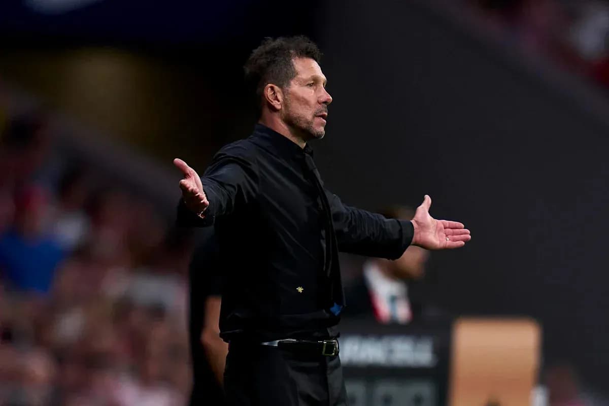 Manager gesturing during match from the sidelines