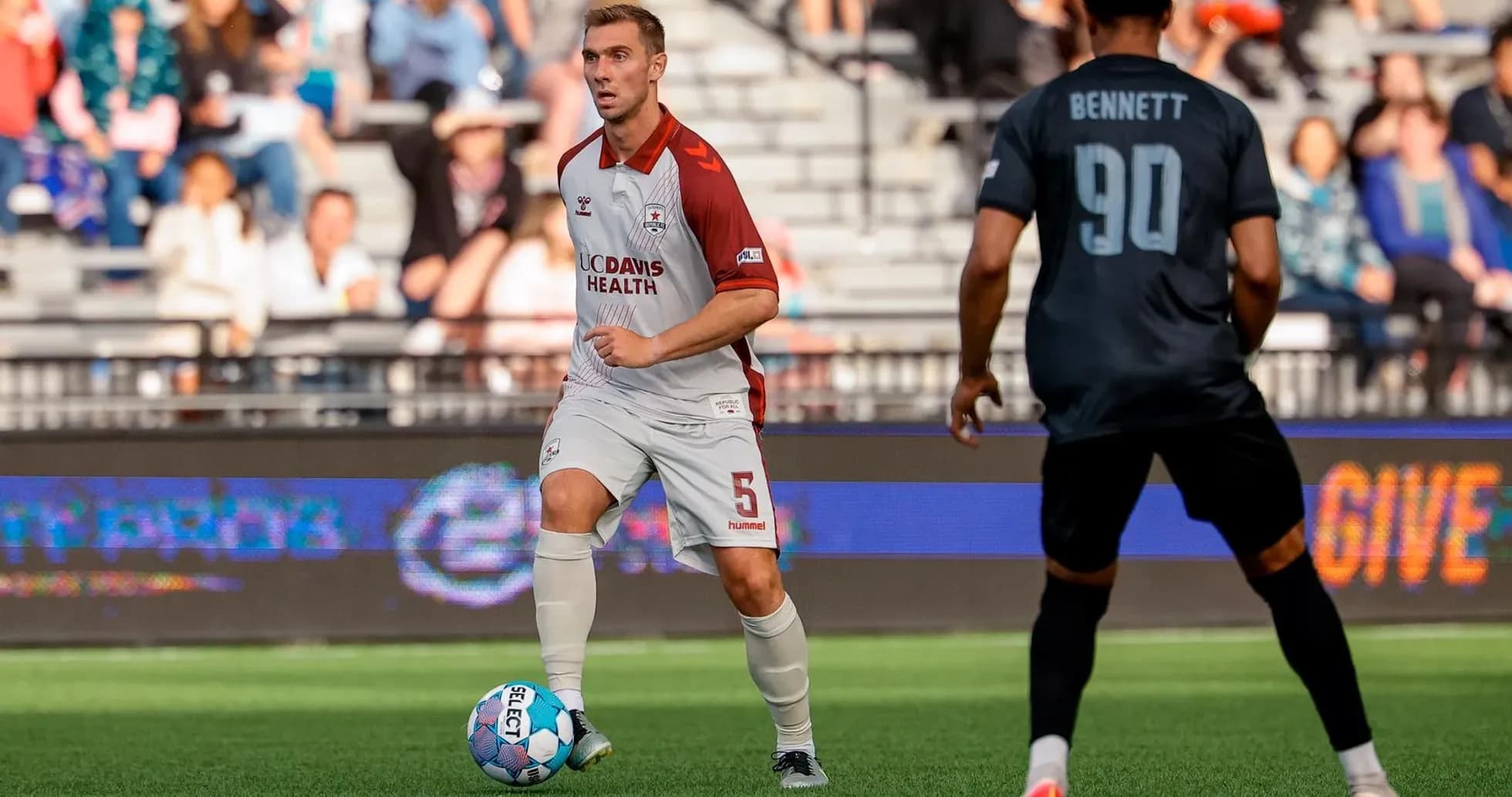 Colorado Springs player in action during match