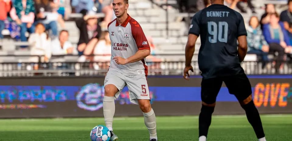 Colorado Springs player in action during match