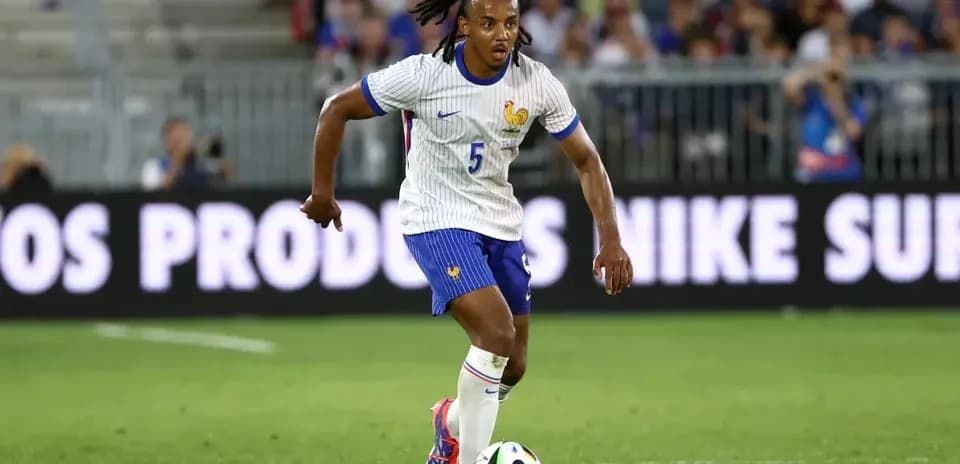 Player dribbling the ball during a soccer match