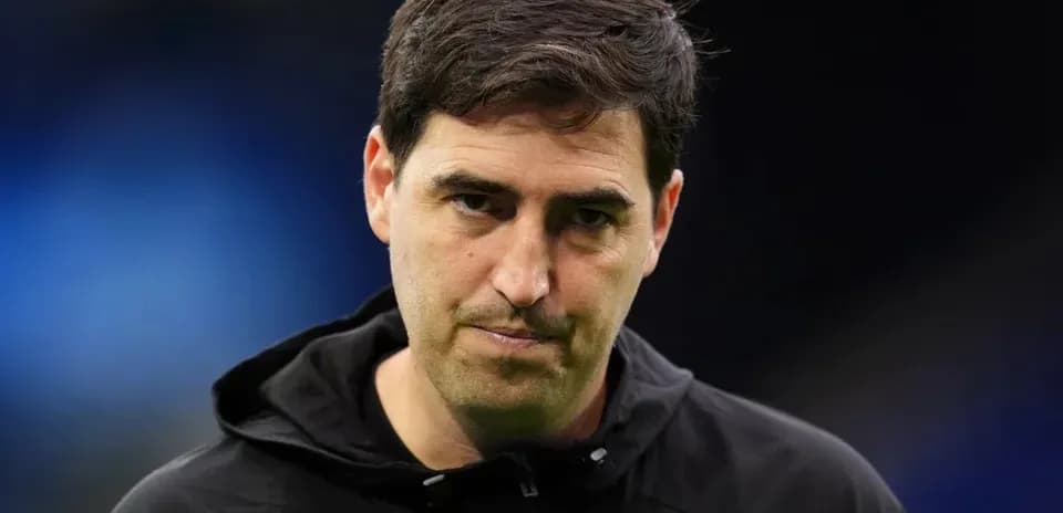 Coach looking serious before the match