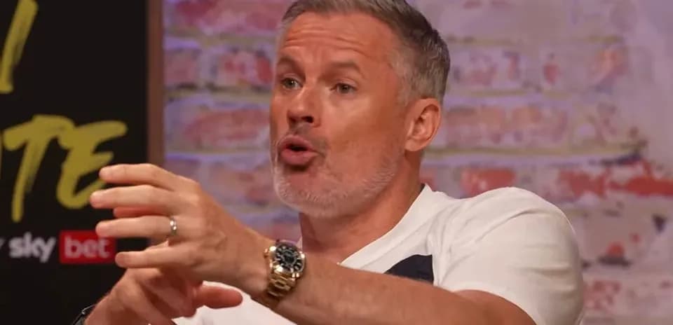 Man discussing passionately during a talk show