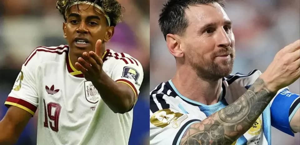 Spain and Argentina players during World Cup match
