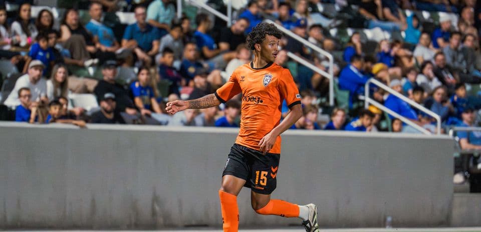 Player from Orange County SC in action