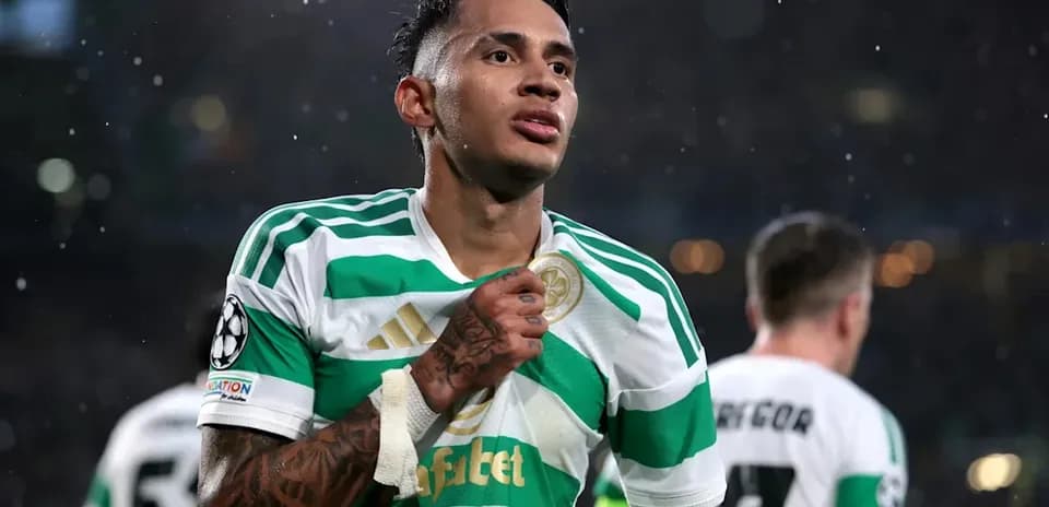 Player celebrating after a goal during match