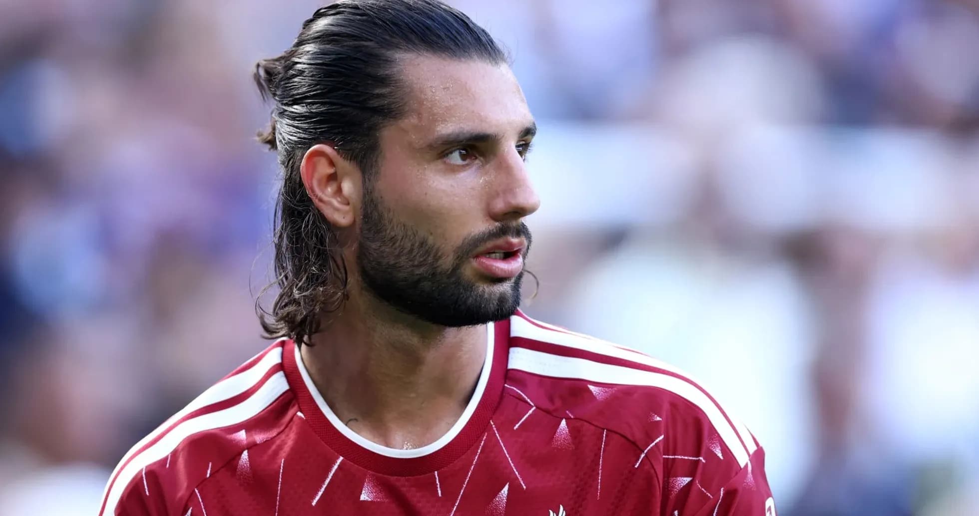 Player in Liverpool kit during match